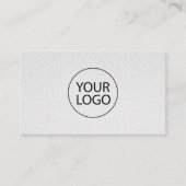 ロゴカスタムのミニマルモダンリストの追加 名刺 (正面)