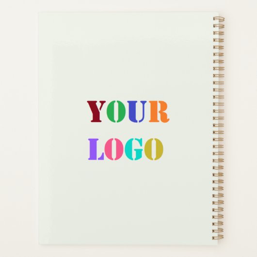 ロゴカスタムの会社名文字情報プランナー プランナー手帳 (裏面)