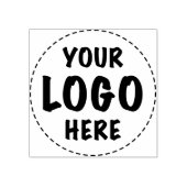 ロゴカスタムの名刺 ラバースタンプ (インプリント)