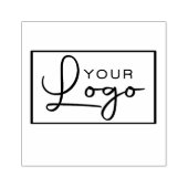 ロゴカスタムの名刺 ラバースタンプ (インプリント)