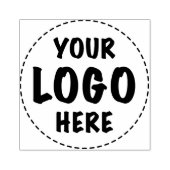 ロゴカスタムの名刺 ラバースタンプ (インプリント)