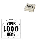 ロゴカスタムの名刺 ラバースタンプ (押印)