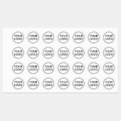 ロゴカスタムの布地の衣服 ラベル (シート)