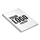 ロゴカスタムの追加プロフェッショナル ノートブック (右側)