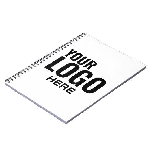 ロゴカスタムの追加プロフェッショナル ノートブック (左側)