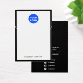 ロゴカスタムの追加白黒ネックレスディスプレイ (デスク)