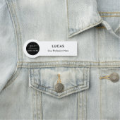 ロゴカスタムを付けたビジネススタッフ 名札 (インサイチュ)