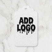 ロゴカスタムイメージの ギフトタグ (裏面)