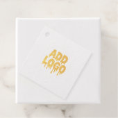 ロゴカスタムイメージの フェイバータグ (箱)