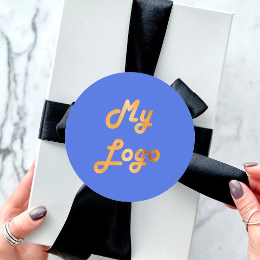 ロゴカスタムイメージビジネス王室のブルー ラウンドシール