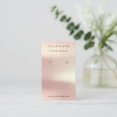 ロゴカスタムジュエリーカードソーシャルメディアバラ 名刺 (スタンド正面)