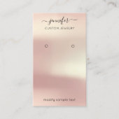 ロゴカスタムジュエリーカードソーシャルメディアバラ 名刺 (正面)