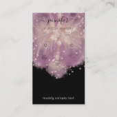 ロゴカスタムジュエリーカードソーシャル紙吹雪フローラ 名刺 (正面)