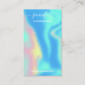 ロゴカスタムジュエリーカード社会自筆証書Glam 名刺 (正面)