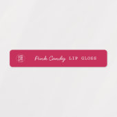 ロゴカスタムスクリプト製品の色の追加 ラベル (デザイン1)