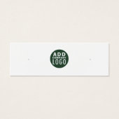 ロゴカスタムスタッドイヤリングディスプレイカードの追加 (正面)