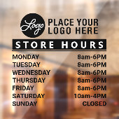 ロゴカスタムストアの営業時間の追加 ウィンドウサイン (シート2)