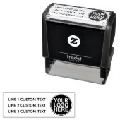 ロゴカスタムテキスト セルフインキングスタンプ (インサイチュ)