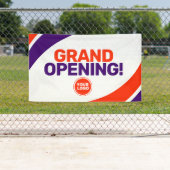 ロゴカスタムテンプレートグランドオープニングビジネスバナー 横断幕 (インサイチュ)