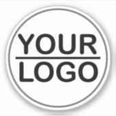 ロゴカスタムノートパソコンビジネスステッカー シール (正面)