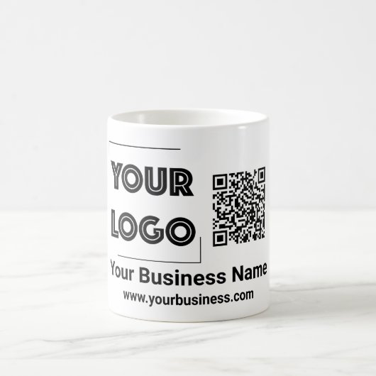 ロゴカスタムビジネスマーケティング コーヒーマグカップ (中央)