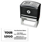 ロゴカスタムビジネスマーケティング セルフインキングスタンプ (インサイチュ)