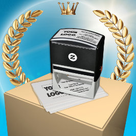 ロゴカスタムビジネスマーケティング セルフインキングスタンプ