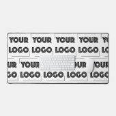 ロゴカスタムビジネスマーケティング デスクマット (キーボード&マウス)