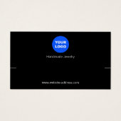 ロゴカスタムブラックブレスレットディスプレイの追加 (正面)