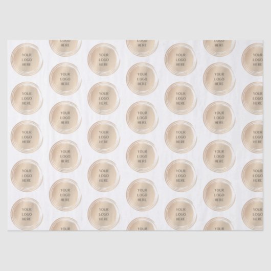 ロゴカスタムブランディングの宣伝ティッシュペーパー 薄葉紙 (正面)