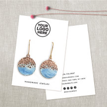 ロゴカスタムホワイトイヤリング表示ホルダーの追加