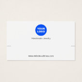 ロゴカスタムホワイトブレスレットディスプレイの追加 (正面)