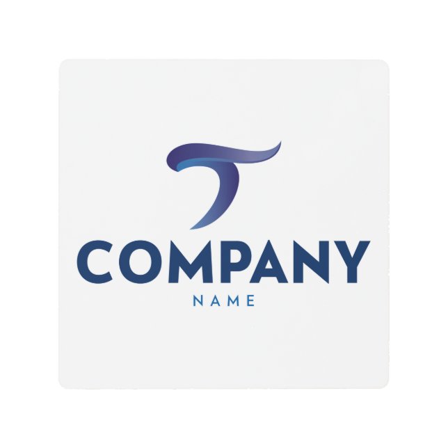 ロゴカスタムメタル壁デコ メタルプリント (正面)