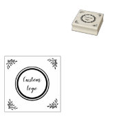 ロゴカスタムラバースタンプ、ロゴの交換 ラバースタンプ (押印)