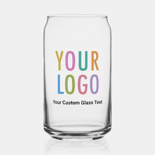 ロゴカスタム付きグラスを印刷するビール缶 ガラス缶 (正面)