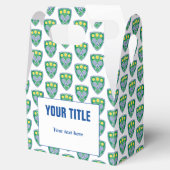 ロゴカスタム付きテニス誕生日パーティーお願いボックス フェイバーボックス (オープン)