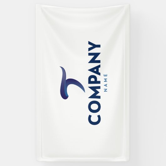 ロゴカスタム付きビニールバナー 横断幕 (縦)