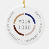 ロゴカスタム付きホワイトオーナメント セラミックオーナメント (裏面)