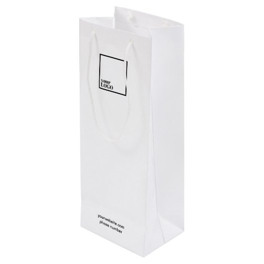 ロゴカスタム付き抱き枕ワイン ワインギフトバッグ (裏面アングル)