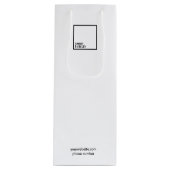 ロゴカスタム付き抱き枕ワイン ワインギフトバッグ (正面)