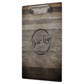 ロゴカスタム付きWoodgrainクリップボード クリップボード (左)