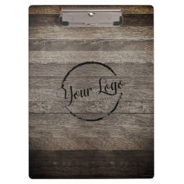 ロゴカスタム付きWoodgrainクリップボード クリップボード
