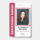 ロゴカスタム会社の会社イベントIDが不正なQRコード バッジ (正面)