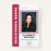 ロゴカスタム会社の会社イベントIDが不正なQRコード バッジ (正面)