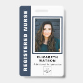 ロゴカスタム会社の会社イベントIDが不正なQRコード バッジ (Front)