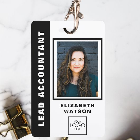 ロゴカスタム会社のIDを持つQRコードイベント バッジ