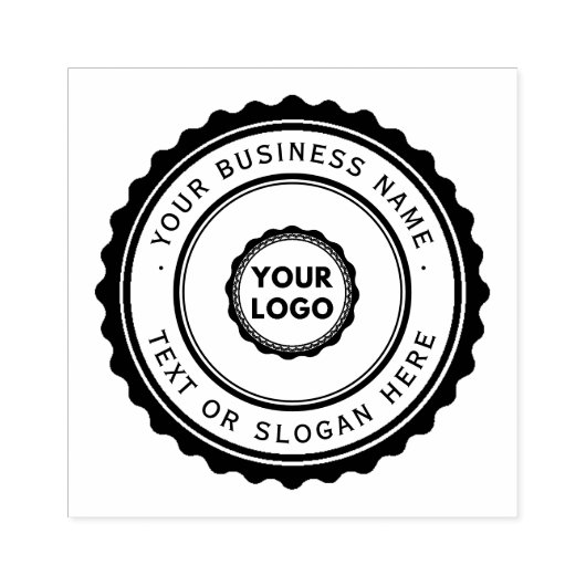 ロゴカスタム会社ビジネス ラバースタンプ (インプリント)