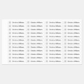 ロゴカスタム及び文字織物の衣服 ラベル (シート)