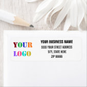 ロゴカスタム名の差出人住所ラベル ラベル (インサイチュ)