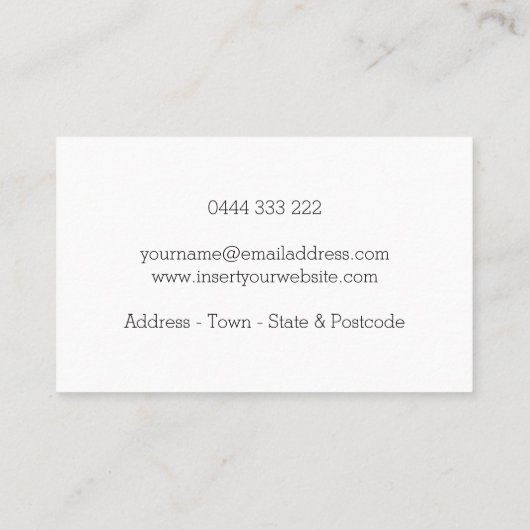 ロゴカスタム名刺 名刺 (裏面)